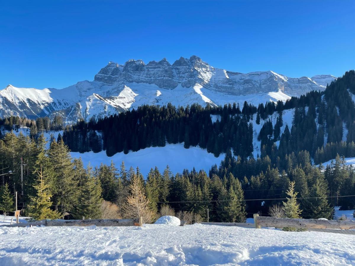 Mountain River Appart Val d'Illiez Bagian luar foto